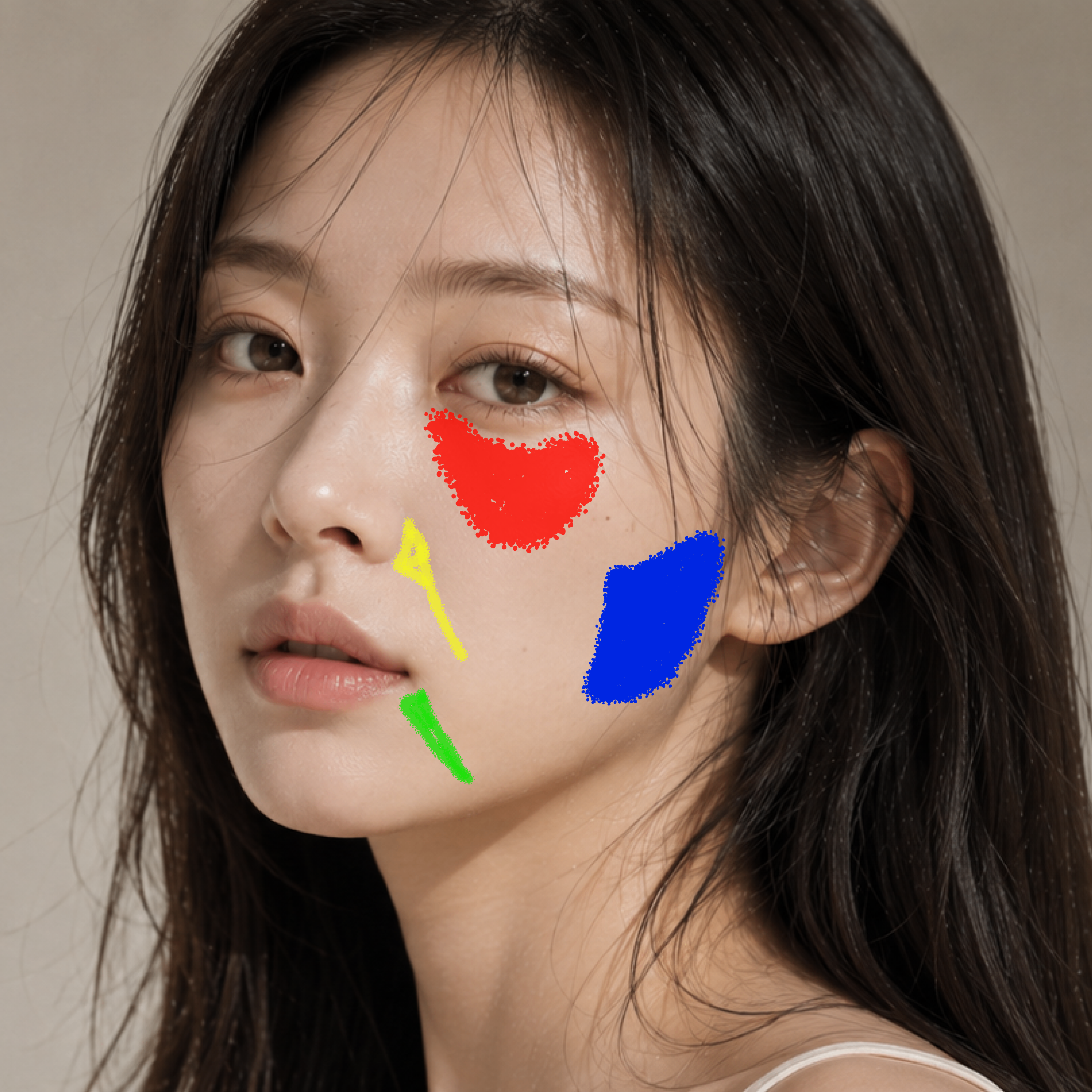 잼버실 시술부위: 눈 밑, 옆볼, 팔자주름, 마리오네트